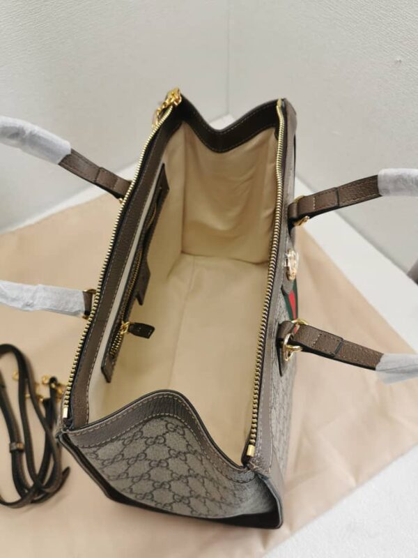 GUCCI OPHIDIA GG MEDIUM TOP HANDLE TOTE BAG 524537 K05NB 8745 - Image 8