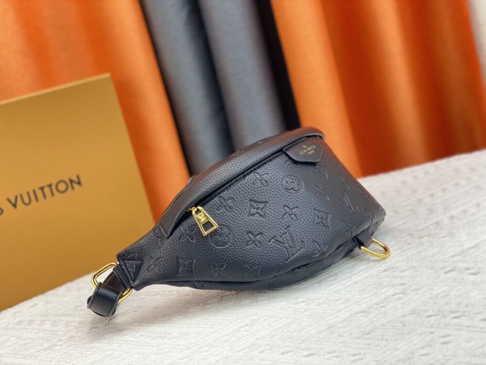 LOUIS VUITTON MONOGRAM EMPREINTE BUMBAG BLACK 37CM M44812 - Image 3