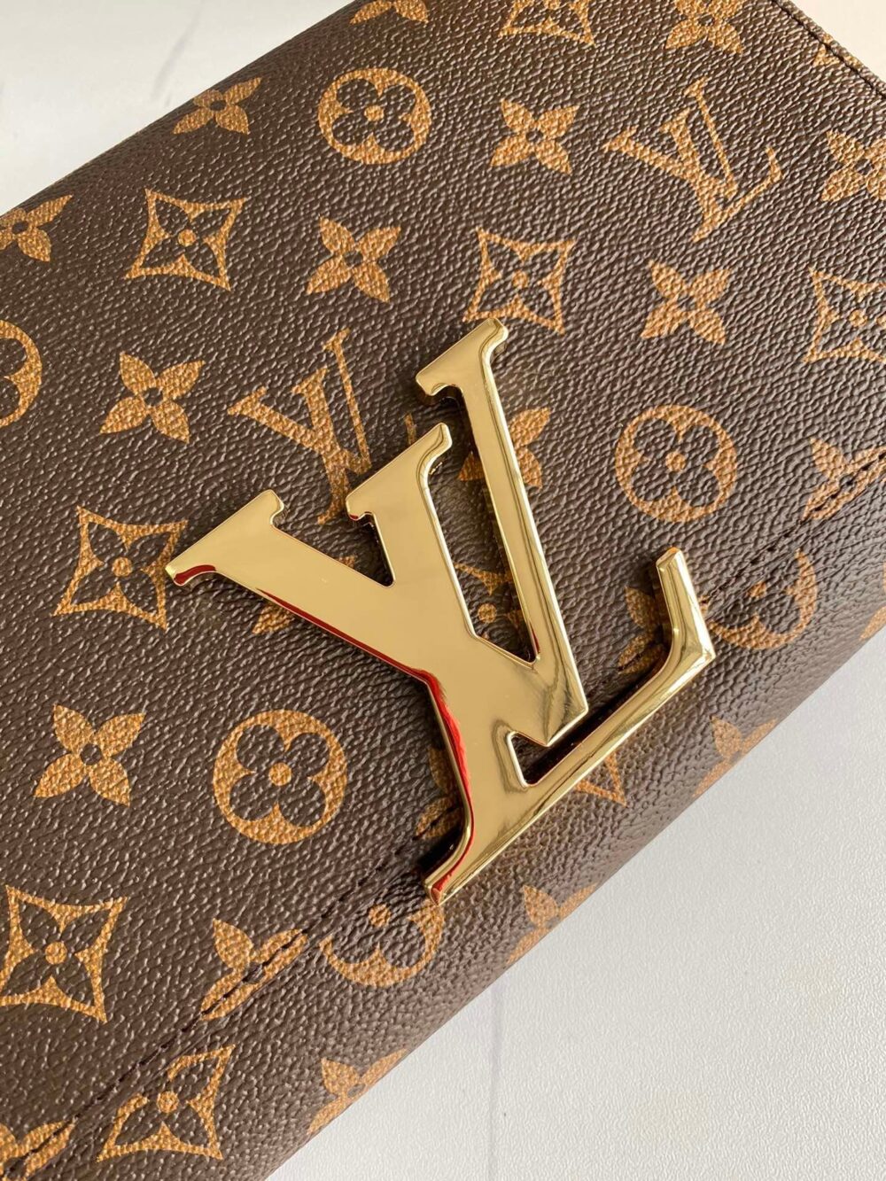 LOUIS VUITTON MONOGRAM MESSENGER BROWN WALLET 23CM - Image 6