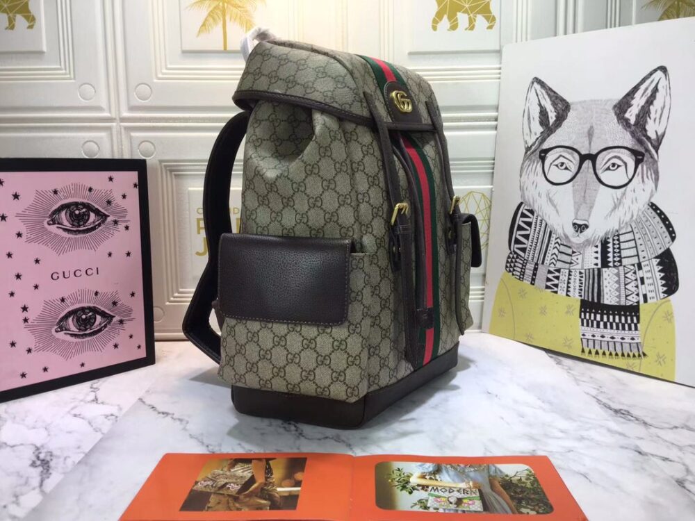 GUCCI OPHIDIA GG MEDIUM LARGE BACKPACK 40CM 598140 HUHAT 8564 - Image 2