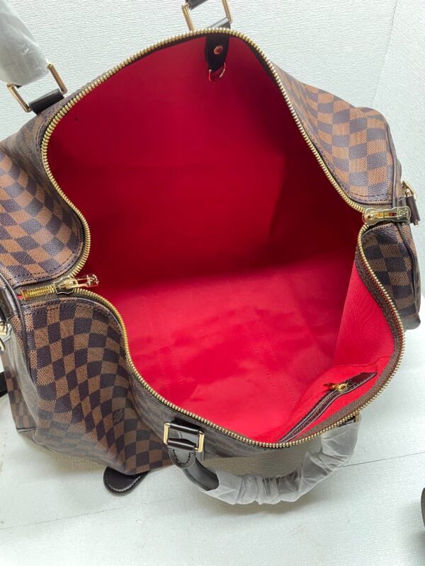 LOUIS VUITTON KEEPALL BANDOULIÈRE 55 DAMIER EBENE N41414 - Image 8