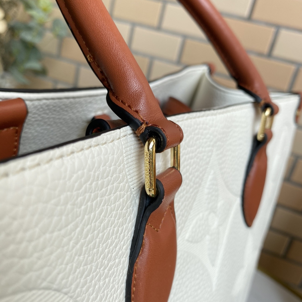 LOUIS VUITTON ONTHEGO GM WHITE BAG 41CM M44558 - Image 4