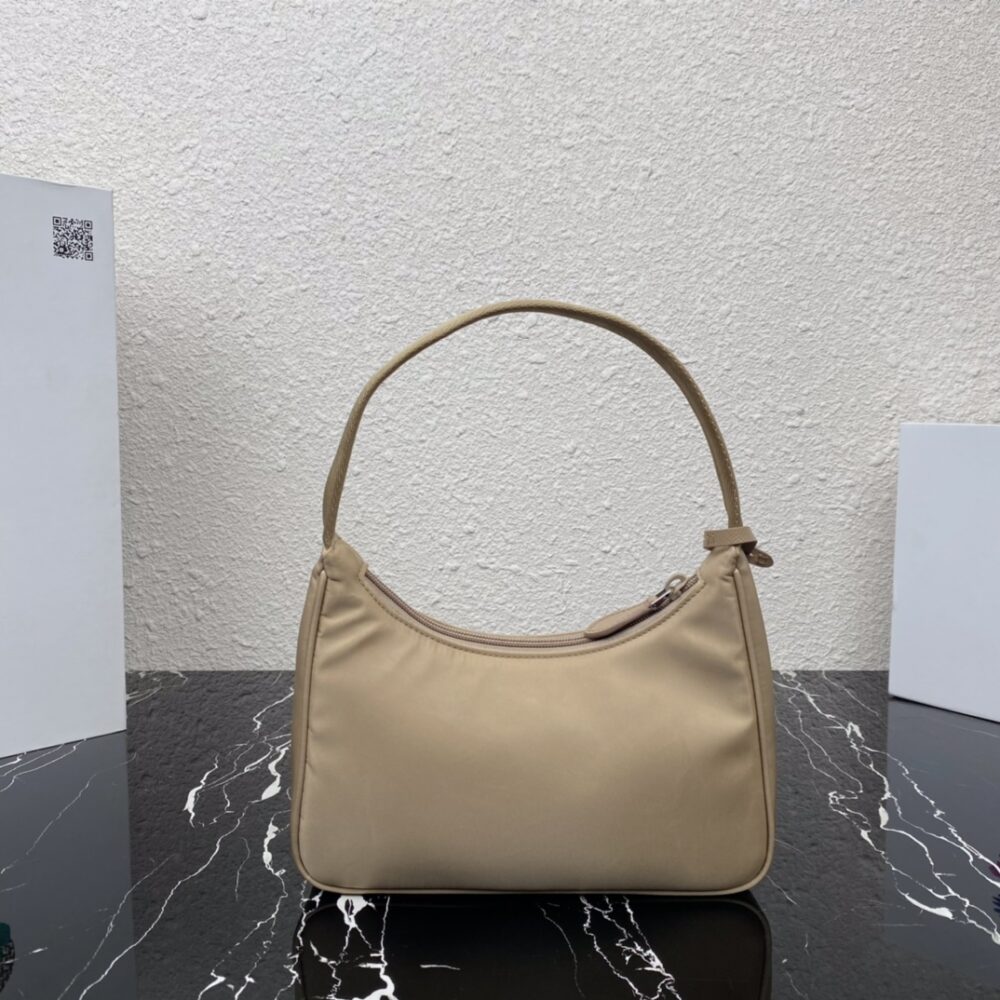 PRADA RE NYLON RE EDITION 2000 MINI BAG NUDE 23CM 1NE515 RDH0 F0F24 - Image 3