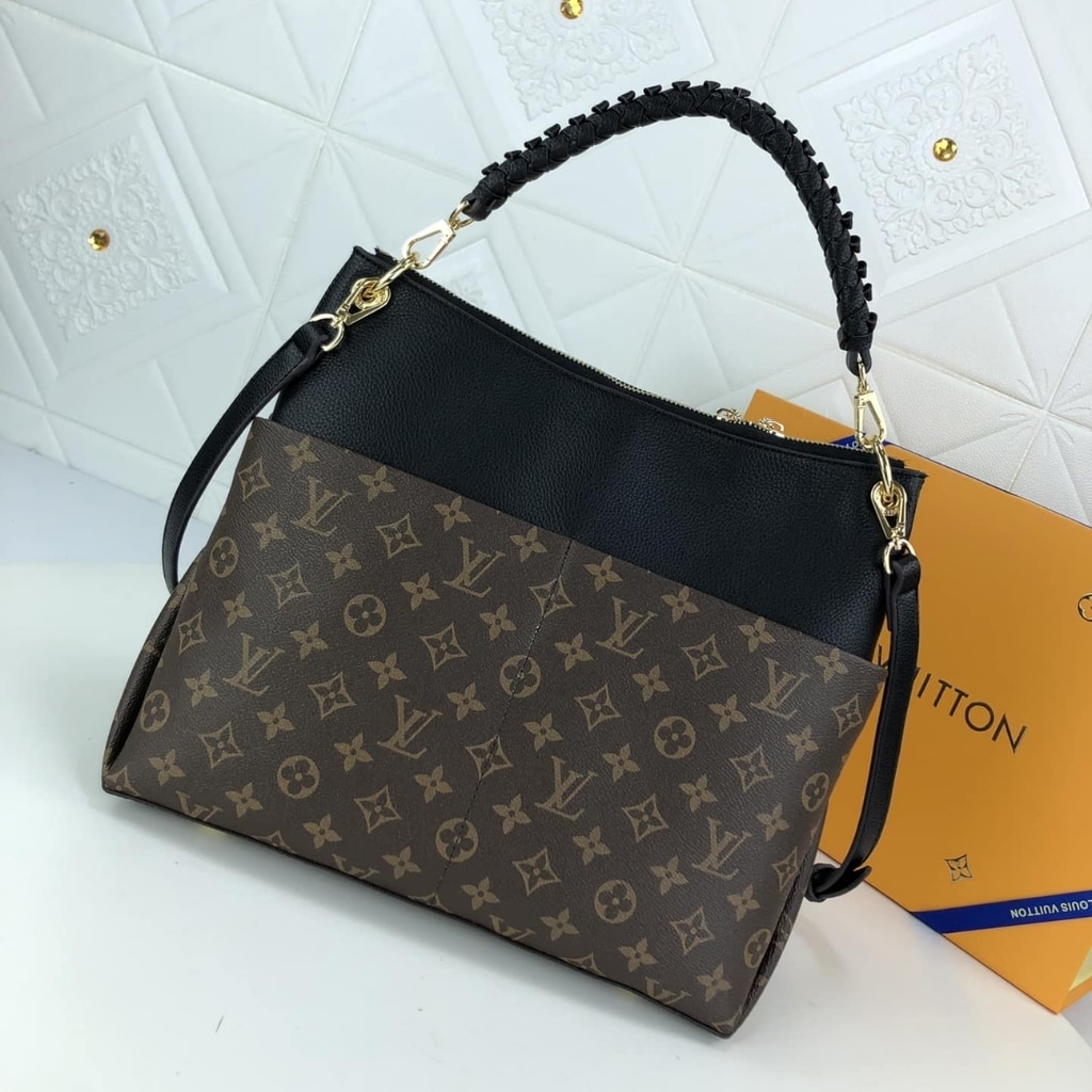 Louis Vuitton Maida Hobo Bag Monogram Canvas Black 32Cm - Image 4