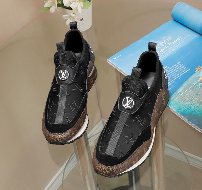 LOUIS VUITTON RUN AWAY SNEAKER MONOGRAM BLACK - Image 3