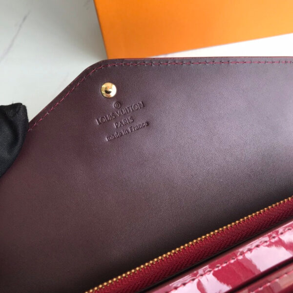 LOUIS VUITTON SARAH MONOGRAM WALLET RED 19CM - Image 6