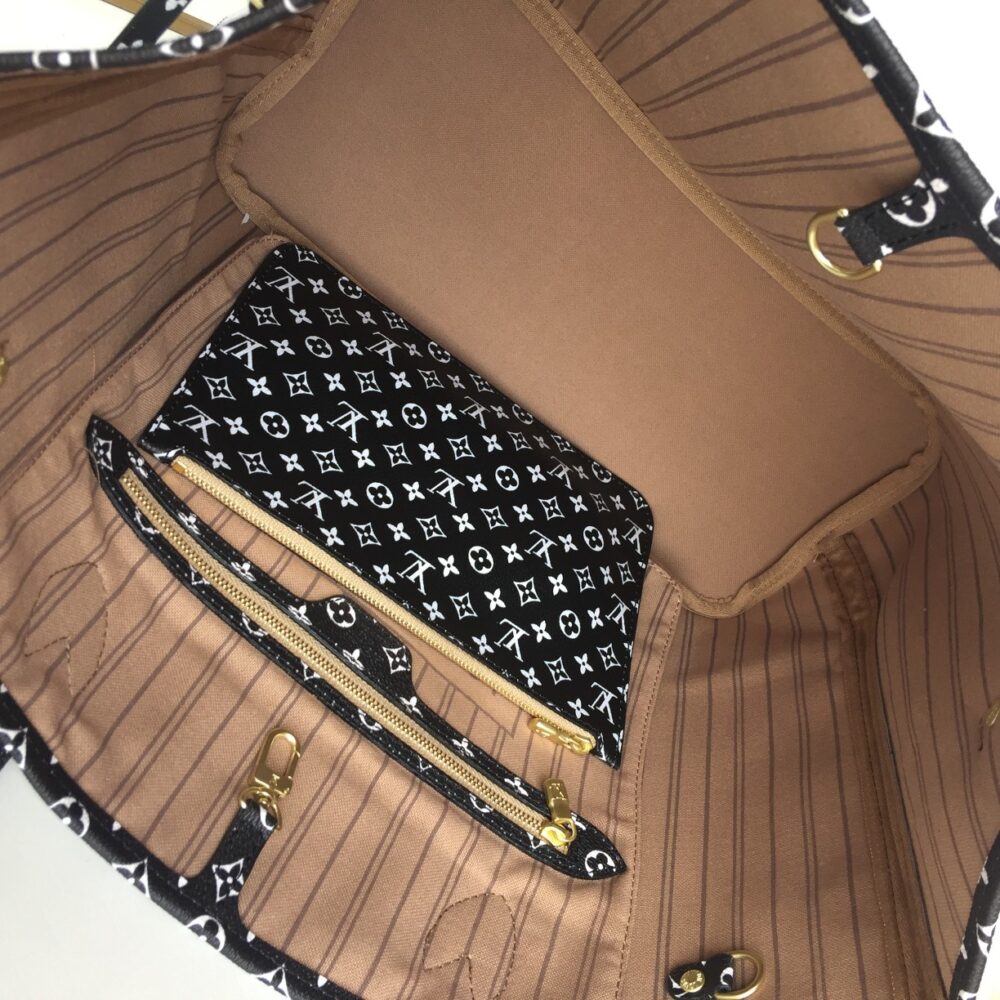LOUIS VUITTON NEVERFULL MM GIANT JUNGLE IVORY 31CM M44716 - Image 8
