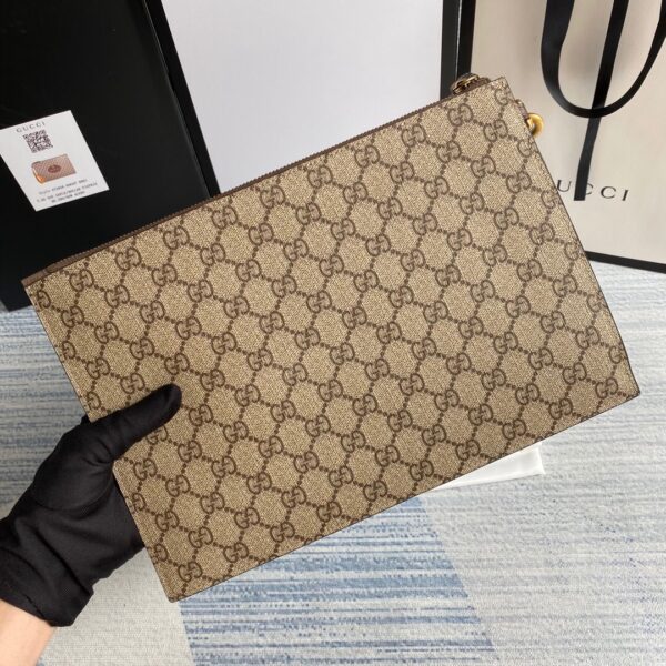 GUCCI NEO VINTAGE SUPREME POUCH Neo 30CM BEGIE 473956 K9GOT 8861 - Image 8