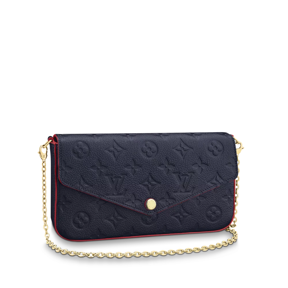 LOUIS VUITTON FÉLICIE POCHETTE NAVY BLUE M64099