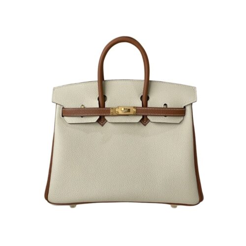 Hermes Birkin 30 Togo Brushed Leather Gold Hardware Beige Brown 30Cm