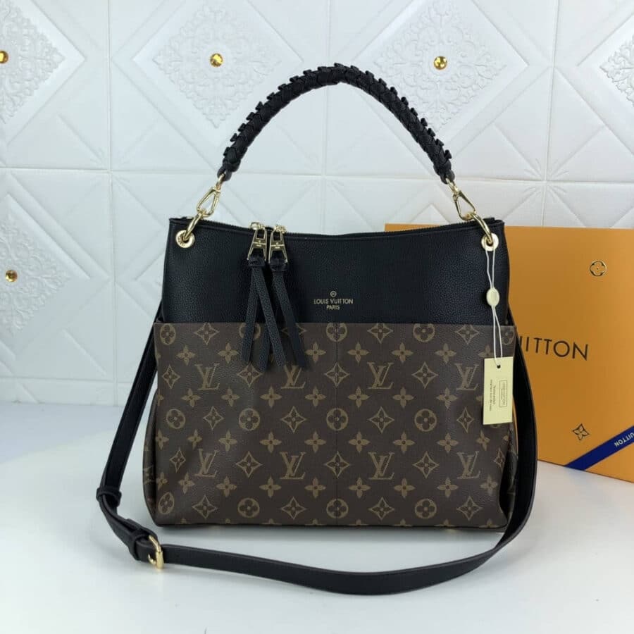Alternative view of Louis Vuitton Maida Hobo Bag Monogram Canvas Black 32Cm