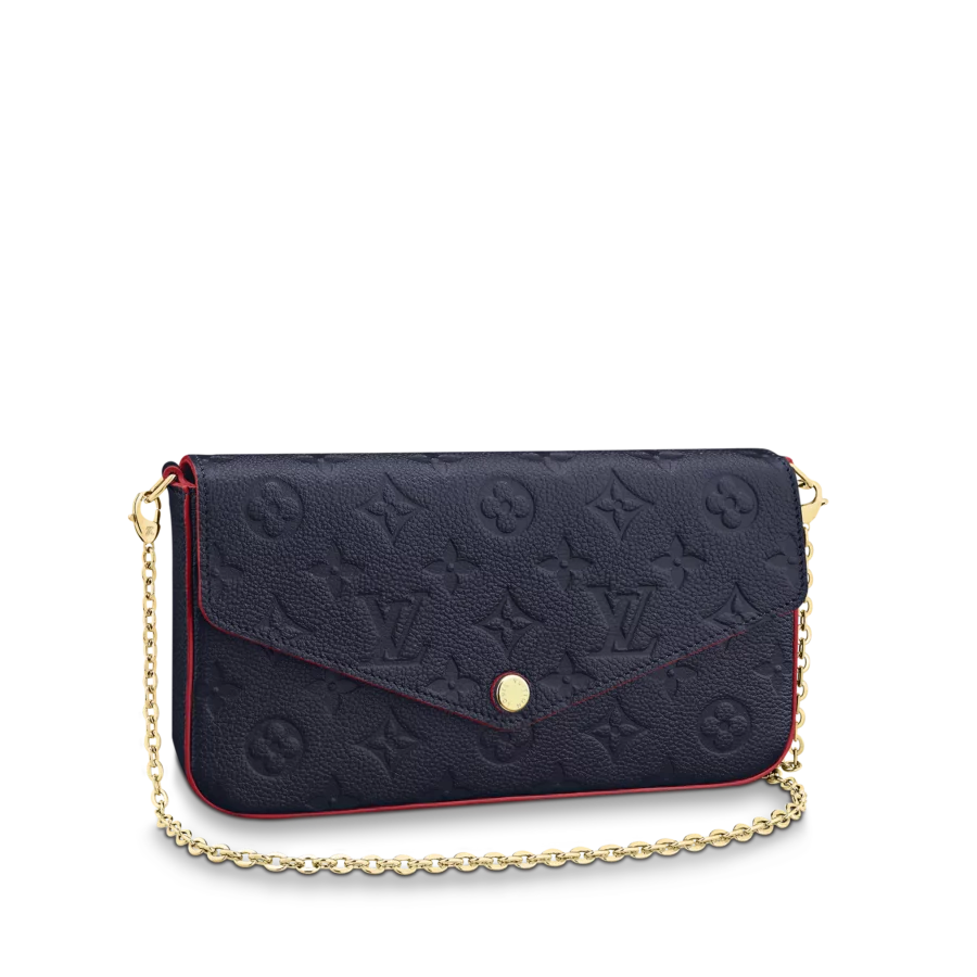 LOUIS VUITTON FÉLICIE POCHETTE NAVY BLUE M64099