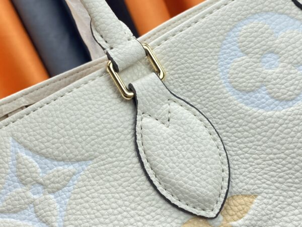 LOUIS VUITTON ON THE GO MM MONOGRAM EMPREINTE LEATHER WHITE M45717 - Image 7