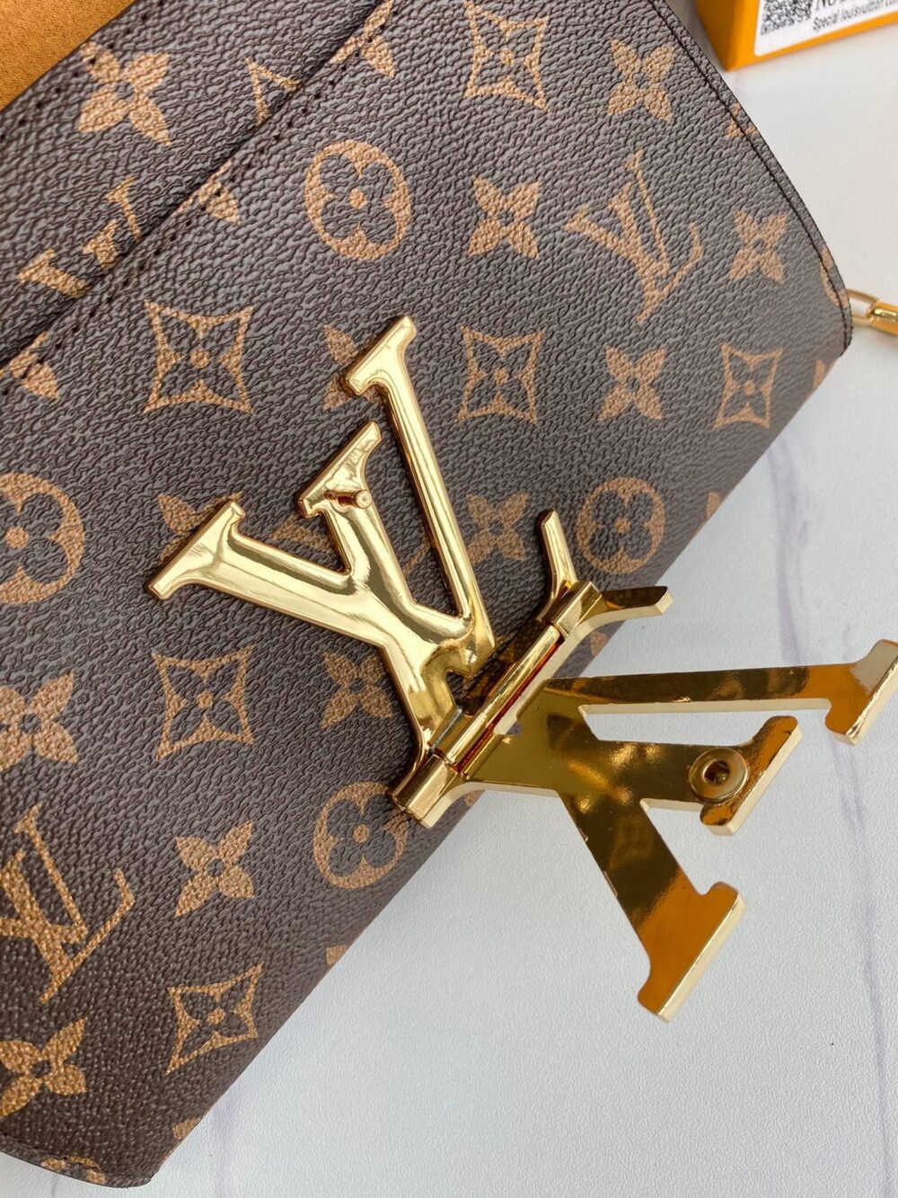 LOUIS VUITTON MONOGRAM MESSENGER BROWN WALLET 23CM - Image 7
