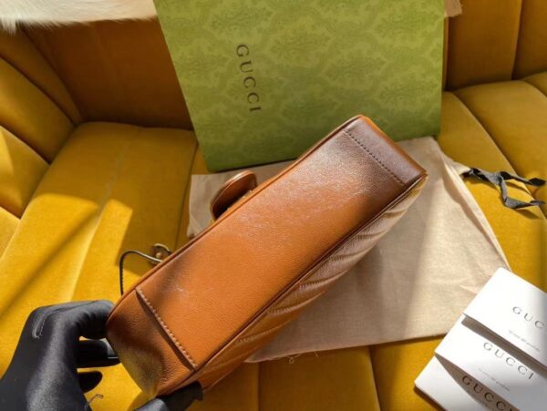 GUCCI MARMONT MINI MATELASSE SHOULDER BAG 446744 0OLFT 2535 - Image 3