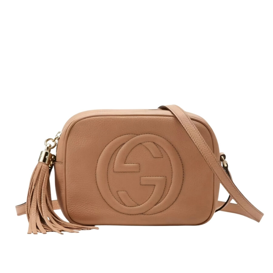 GUCCI SOHO SMALL DISCO BAG PINK LEATHER 21CM 308364 A7M0G 2754