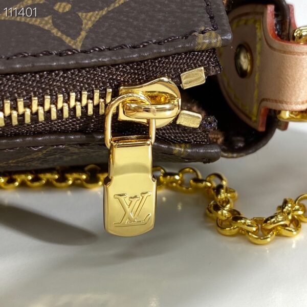 LOUIS VUITTON POCHETTE EVA MONOGRAM CANVAS BROWN 25CM - Image 5