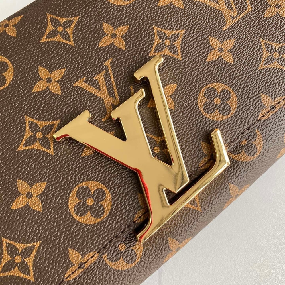 LOUIS VUITTON MONOGRAM MESSENGER BROWN WALLET 23CM - Image 6