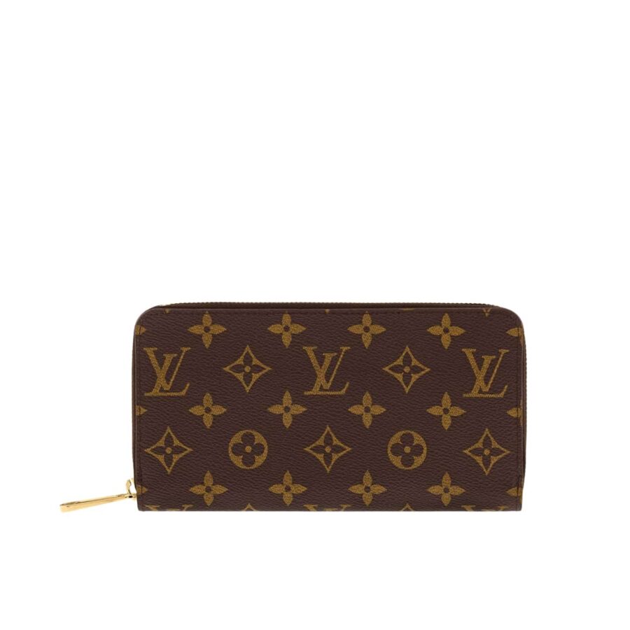 Louis Vuitton Monogram Zippy Long Wallet Brown 19Cm M42616