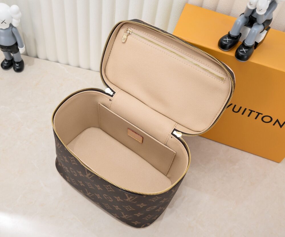 LOUIS VUITTON NICE BB MONOGRAM CANVAS BROWN 24CM M42265 - Image 9