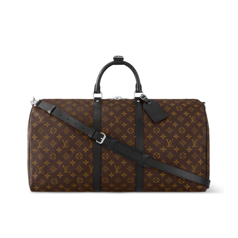Louis Vuitton Keepall Bandoulière 55 Monogram Macassar 55cm M56714