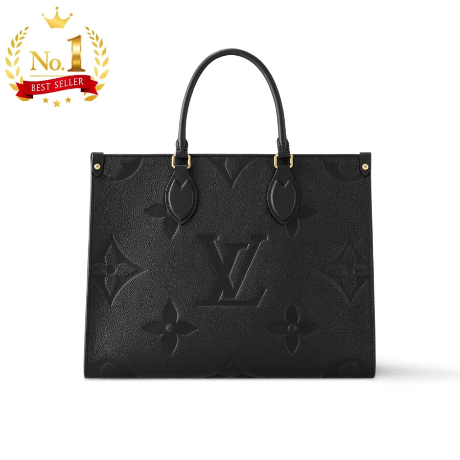 LOUIS VUITTON ONTHEGO MM BLACK 35CM M45595