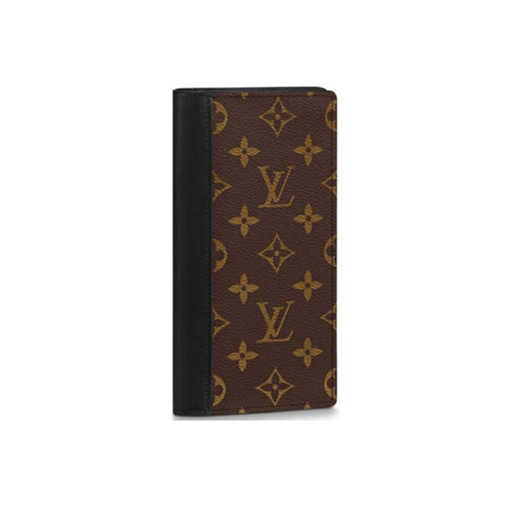 LOUIS VUITTON BRAZZA WALLET MONOGRAM MACASSAR BROWN 19CM M69410