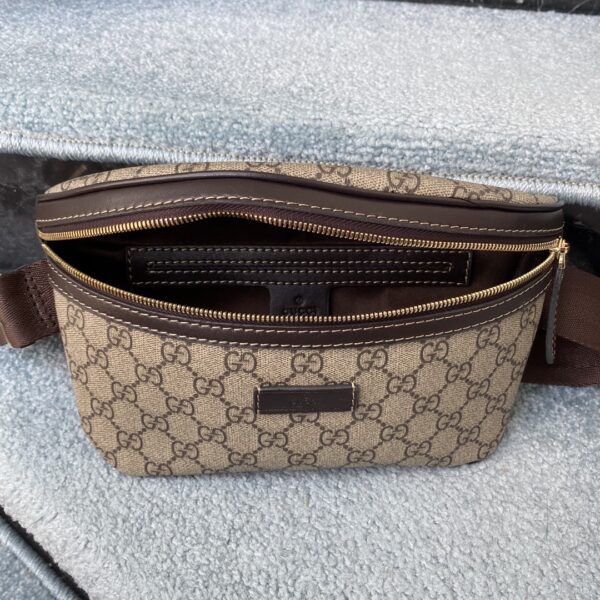 GUCCI GG SUPREME CANVAS BELT BAG 18CM 233269 FCIGX 8588 - Image 5