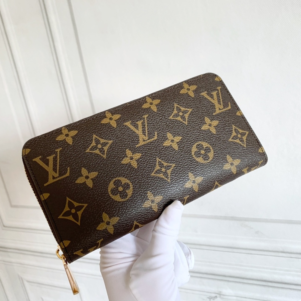 Louis Vuitton Monogram Zippy Long Wallet Brown 19Cm M42616 - Image 2