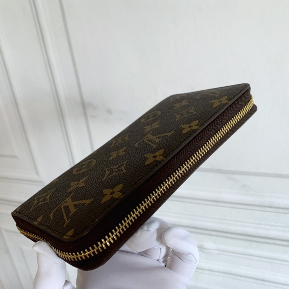 Louis Vuitton Monogram Zippy Long Wallet Brown 19Cm M42616 - Image 3