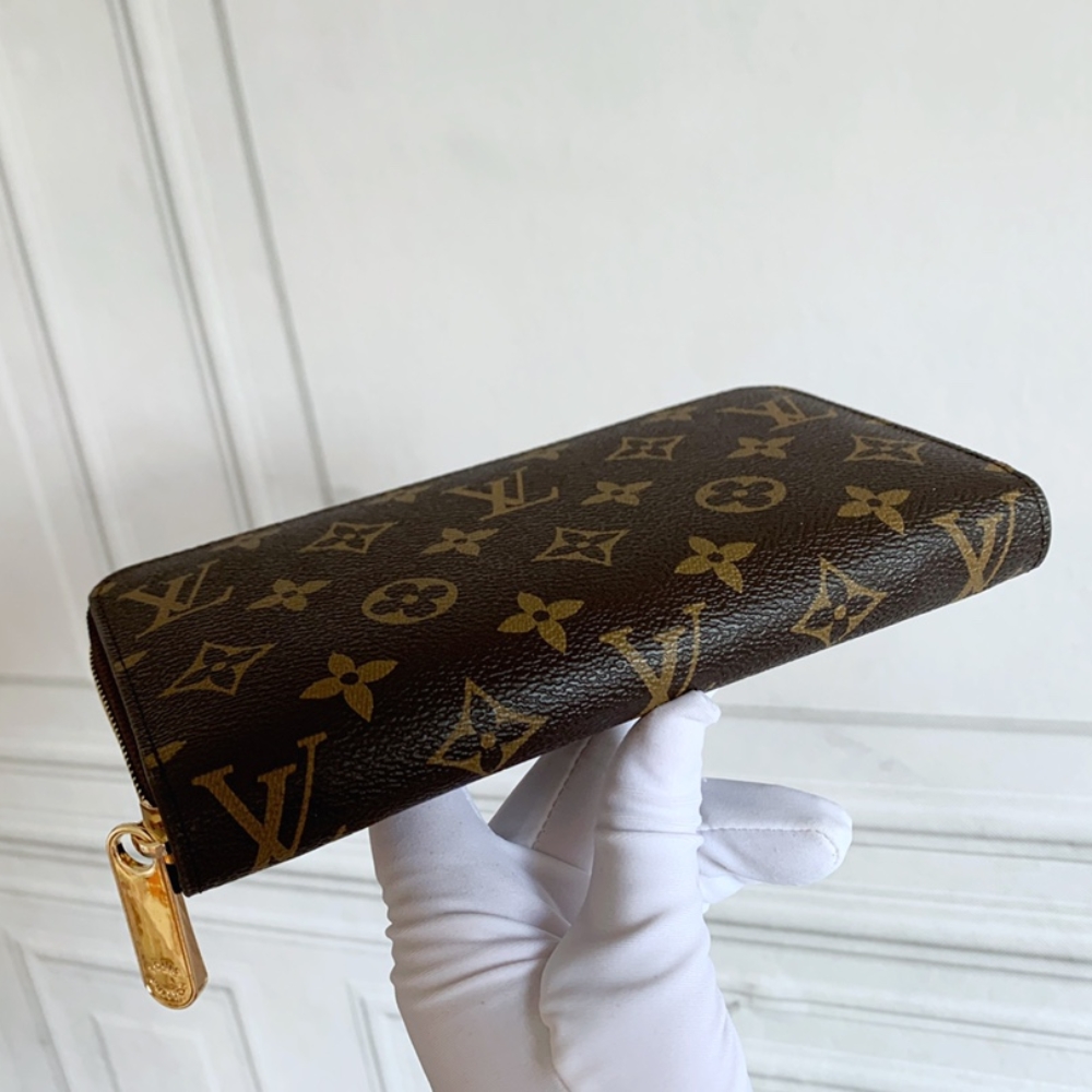 Louis Vuitton Monogram Zippy Long Wallet Brown 19Cm M42616 - Image 4