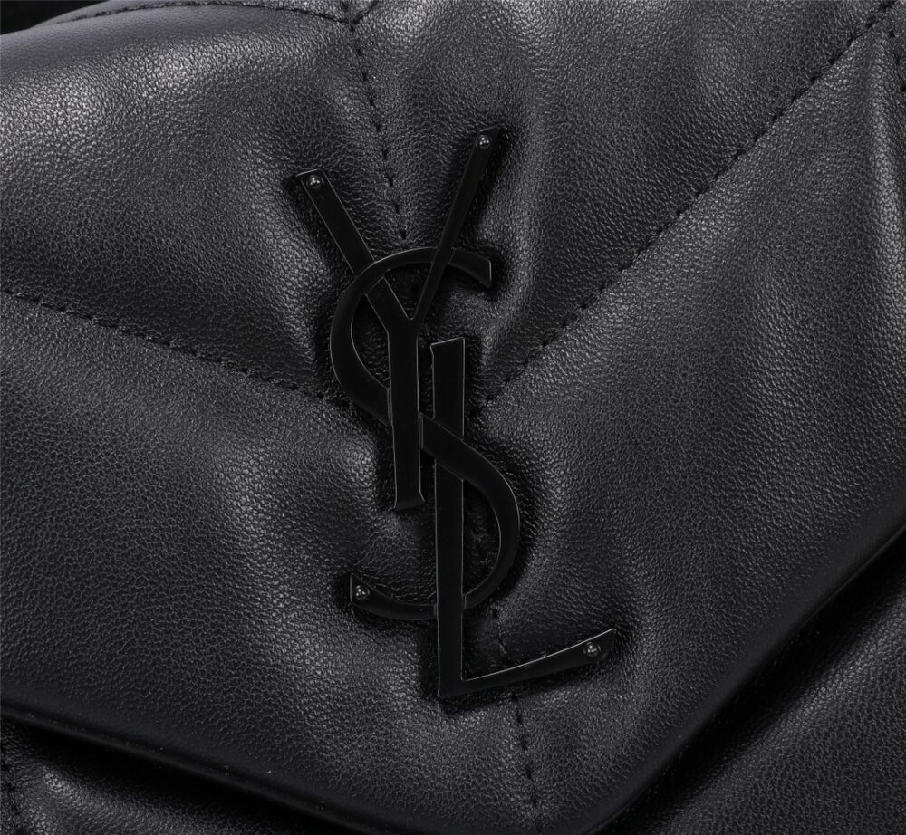 SAINT LAURENT PUFFER SMALL CHAIN BAG IN QUILTED BLACK NOIR 5774761EL081000 - Image 4