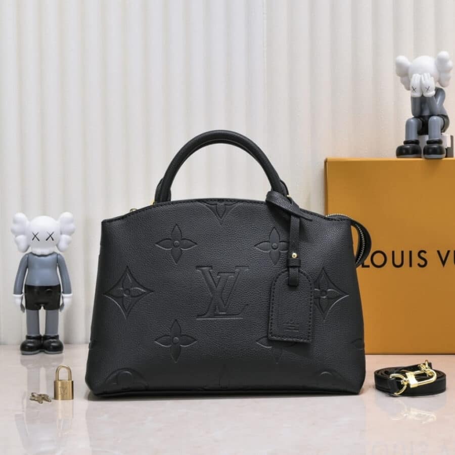 Alternative view of Louis Vuitton Petit Palais Monogram Empreinte Leather Black 29Cm M58916