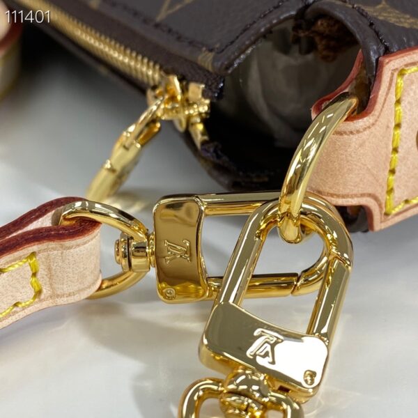 LOUIS VUITTON POCHETTE EVA MONOGRAM CANVAS BROWN 25CM - Image 4