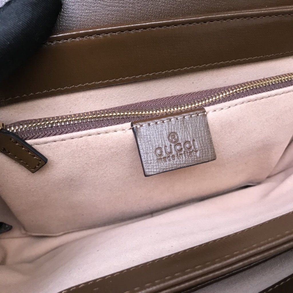 Gucci Horsebit 1955 Medium Shoulder Bag GG Supreme Brown 25cm 602204 92TCG 8563 - Image 5