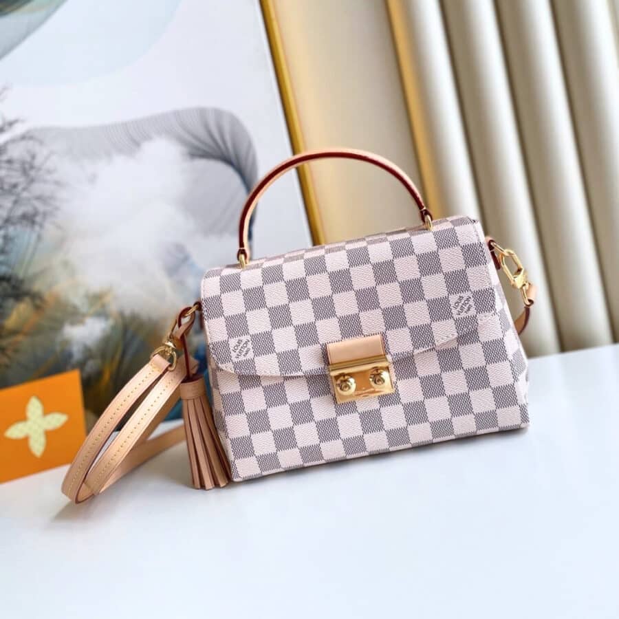 Alternative view of Louis Vuitton Croisette Damier Azur Canvas 24Cm N41581