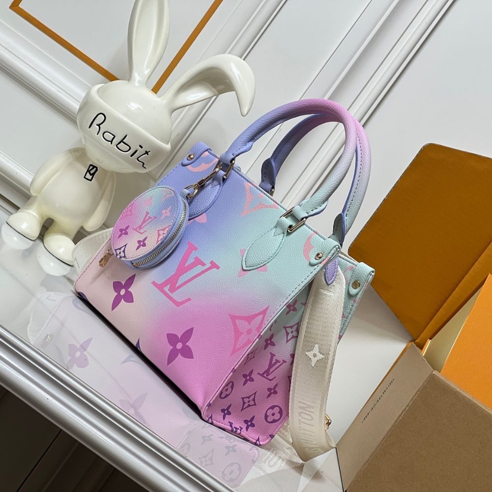 Louis Vuitton Onthego PM Sunrise Pastel 25Cm M59856 - Image 4