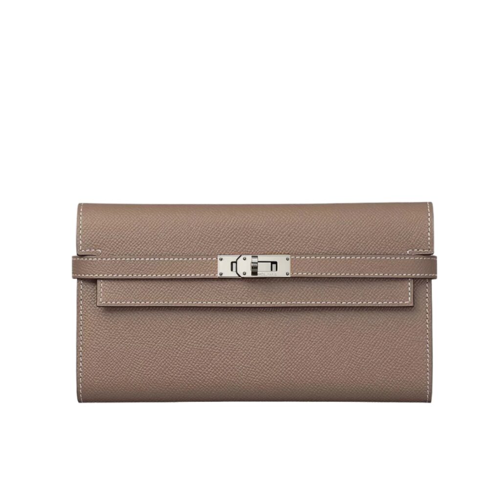 HERMES KELLY CLASSIC WALLET ÉTOUPE H051300CC18