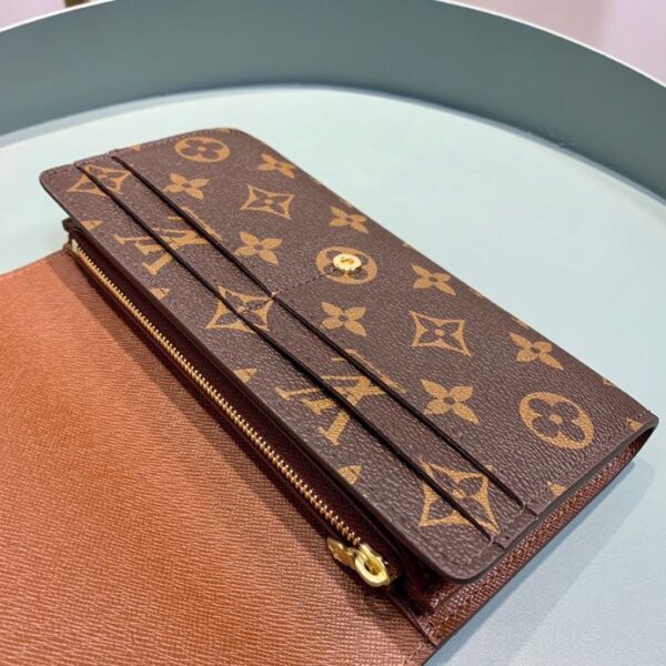 Louis Vuitton Monogram Sarah Wallet 19cm Brown M60531 - Image 7