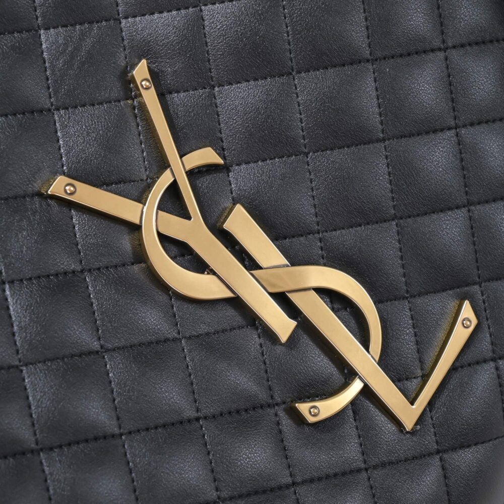 SAINT LAURENT ICARE MAXI SHOPPING BAG IN QUILTED BLACK 50CM 698651AAANG1000 - Image 4