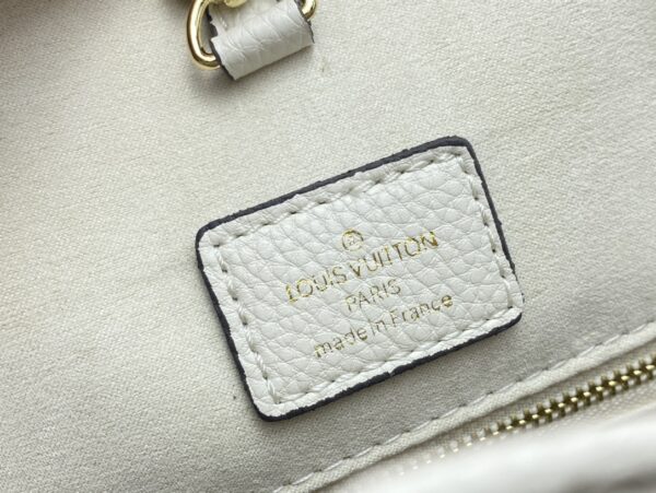 LOUIS VUITTON ON THE GO MM MONOGRAM EMPREINTE LEATHER WHITE M45717 - Image 4