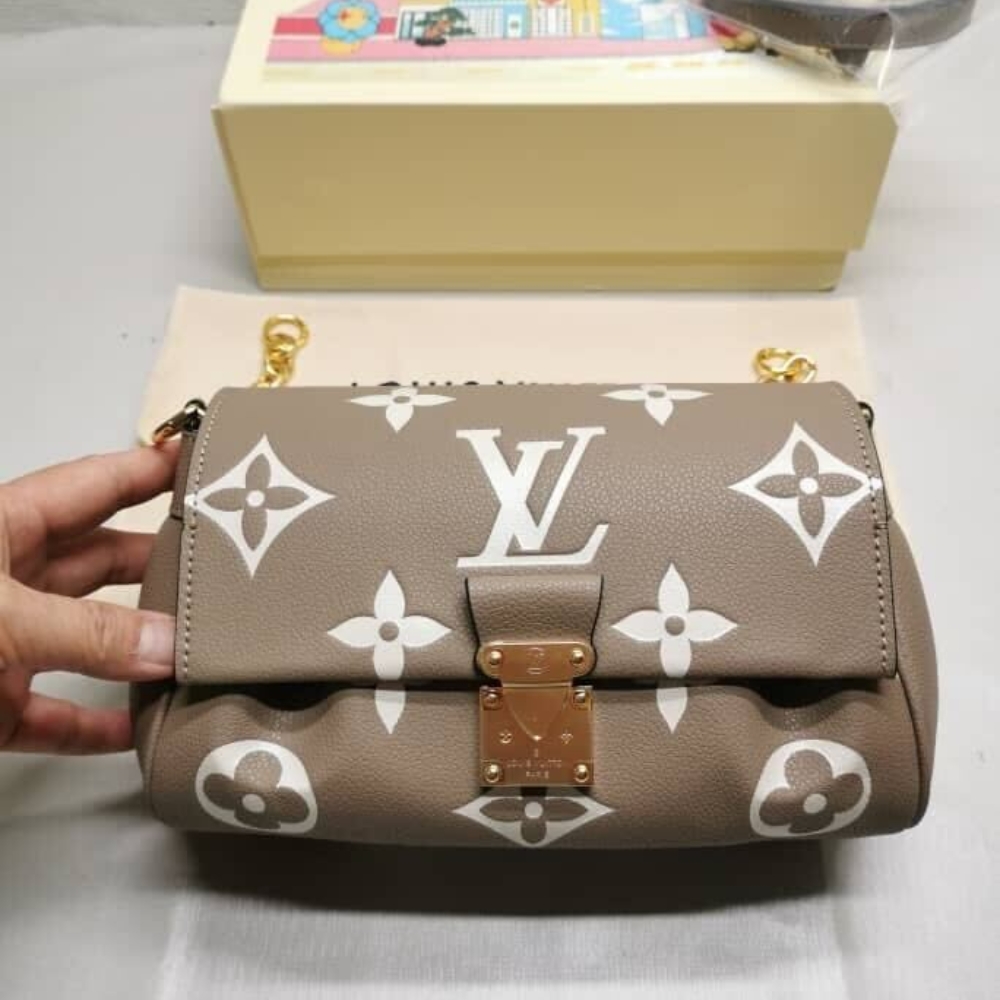 LOUIS VUITTON FAVORITE BICOLOR MONOGRAM BEIGE 24CM M45836 - Image 4