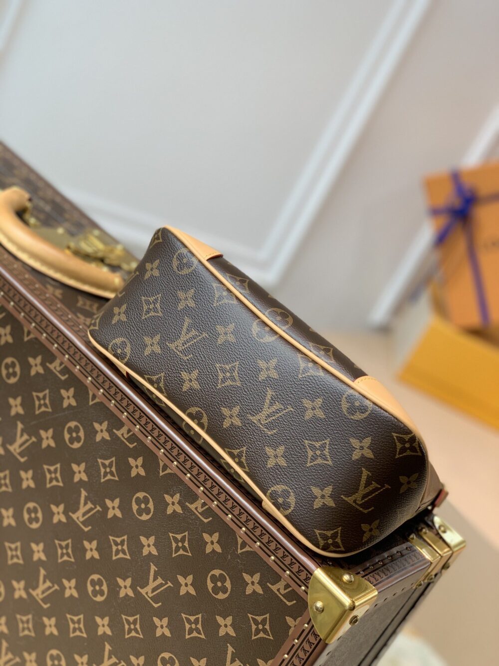 LOUIS VUITTON BOULOGNE PM MONOGRAM NATURAL 29CM M45832 - Image 4