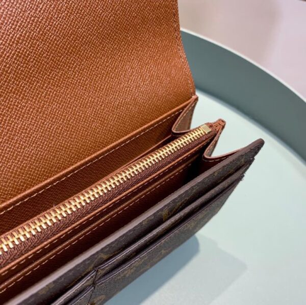 Louis Vuitton Monogram Sarah Wallet 19cm Brown M60531 - Image 6