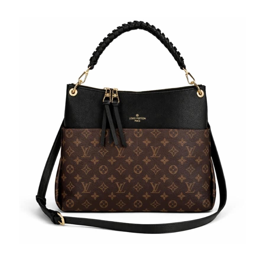 Louis Vuitton Maida Hobo Bag Monogram Canvas Black 32Cm