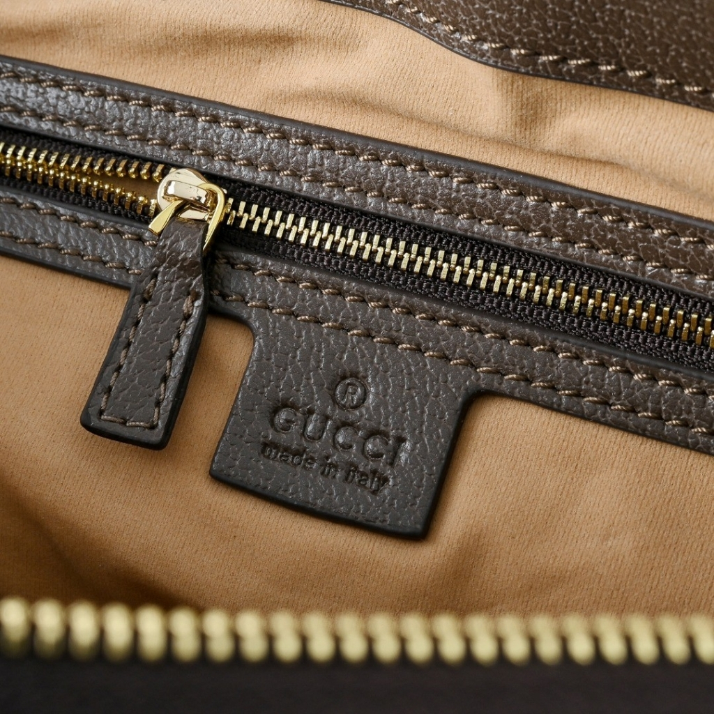 Gucci Ophidia Medium Tote Bag Beige Ebony 33Cm 524537 K05NB 8745 - Image 7