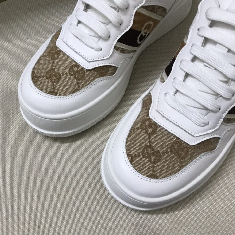 GUCCI WOMEN'S GG SNEAKER WHITE - Image 5