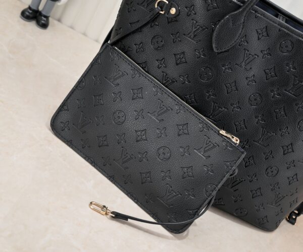 LOUIS VUITTON NEVERFULL MM BLACK 32CM M45685 - Image 8
