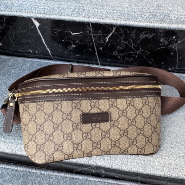 GUCCI GG SUPREME CANVAS BELT BAG 18CM 233269 FCIGX 8588 - Image 7