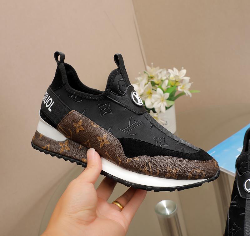 LOUIS VUITTON RUN AWAY SNEAKER MONOGRAM BLACK - Image 5
